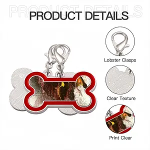 Rust A Dog Bone Keychain