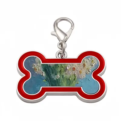 Сhamomiles Dog Bone Keychain