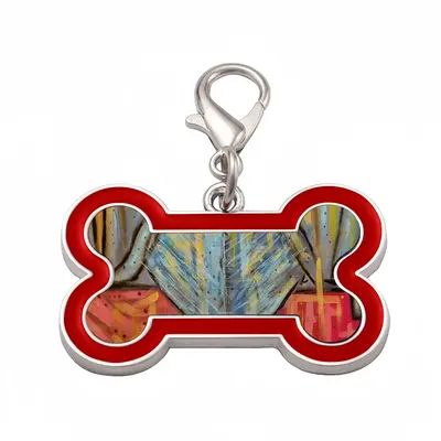 Last Supper (Revision) Dog Bone Keychain