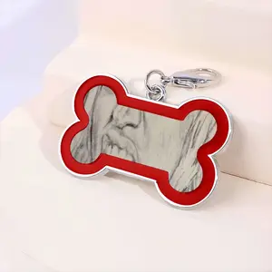 Nicki Minaj Portrait Dog Bone Keychain