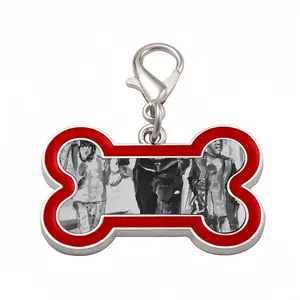 Black Fathers Matter Dog Bone Keychain