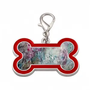 The Source Of The River Dog Bone Keychain