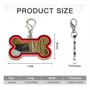 Jesus Heals Dog Bone Keychain