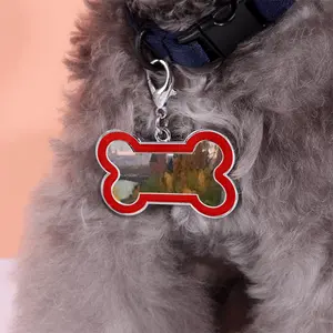 Autumn In The Kremlin Dog Bone Keychain