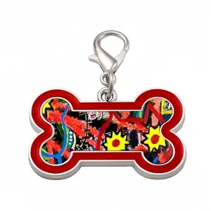 Animal Camp Dog Bone Keychain