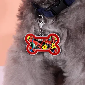 Animal Camp Dog Bone Keychain