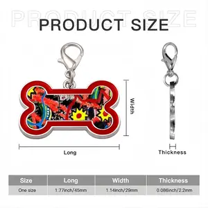 Animal Camp Dog Bone Keychain