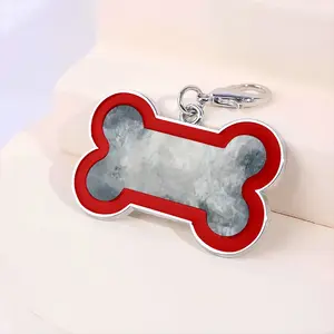 Unveiled Dog Bone Keychain