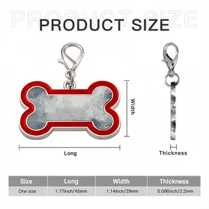 Unveiled Dog Bone Keychain