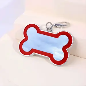 View To Inverness Dog Bone Keychain