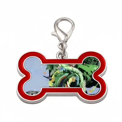 Flight Of Souls Gift Idea Dog Bone Keychain