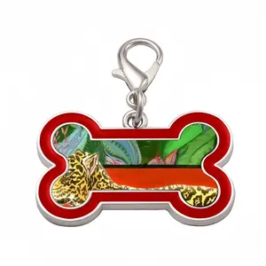 The King Of The Jungle Dog Bone Keychain