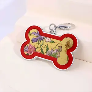 Garden Dog Bone Keychain