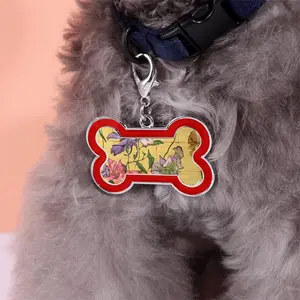 Garden Dog Bone Keychain