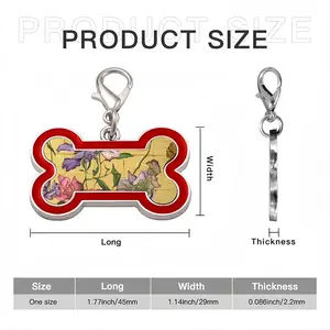 Garden Dog Bone Keychain