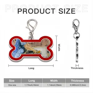 Daily Toils For Timber Dog Bone Keychain