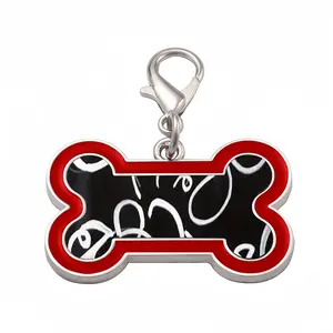 Chalkboard Memories Dog Bone Keychain