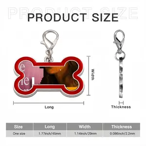 It Will Never Be The Same Dog Bone Keychain