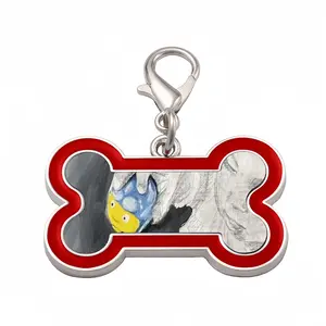 Fat Boy Dog Bone Keychain