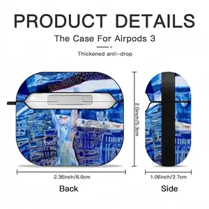 True Blue Airpods 3 Case (Hard Shell, Black)