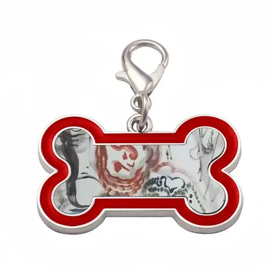 Save The Exit Dog Bone Keychain