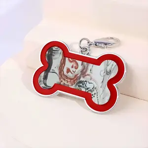 Save The Exit Dog Bone Keychain