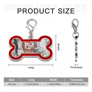 Save The Exit Dog Bone Keychain