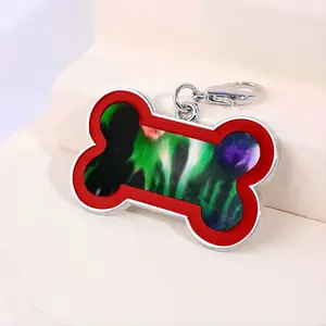 Lundi Charlotte 10 Oclock Dog Bone Keychain