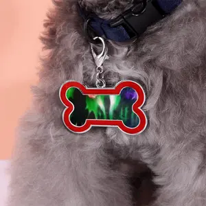 Lundi Charlotte 10 Oclock Dog Bone Keychain