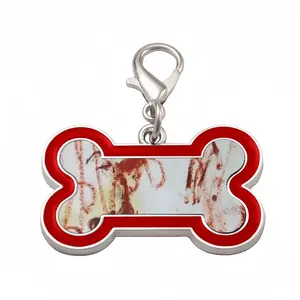 Circus 3 Dog Bone Keychain