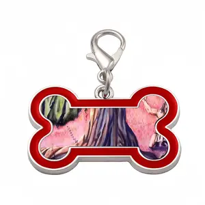 Anguish Dog Bone Keychain