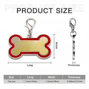 Horizon Over The Sea Dog Bone Keychain