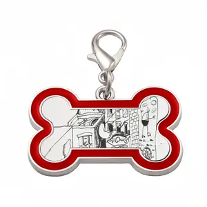 Untitled Dog Bone Keychain