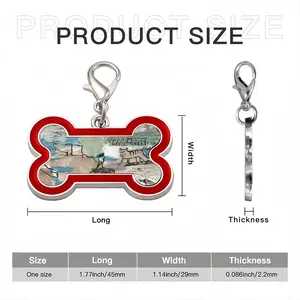 Cuckoo Land Dog Bone Keychain