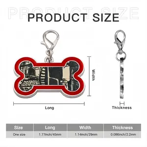 Gas Works Dog Bone Keychain