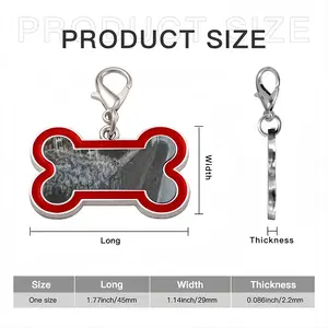 Moorfield Road Dog Bone Keychain