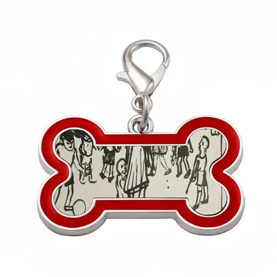 Street Kids Dog Bone Keychain