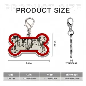 Street Kids Dog Bone Keychain