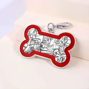 Battleground Dog Bone Keychain