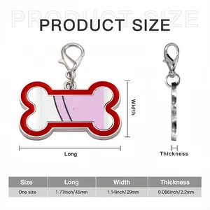 At Last A Picture I Can Talk To Dog Bone Keychain