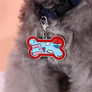 Seaside Dog Bone Keychain