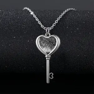 Dawn Heart Shaped Key Necklace