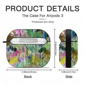 Spring In Jungle Airpods 3 Case (Hard Shell, Black)