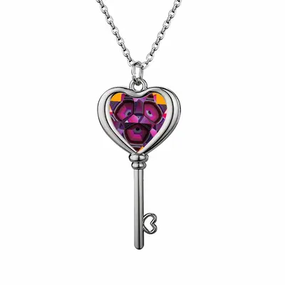 Dubitatif Heart Shaped Key Necklace