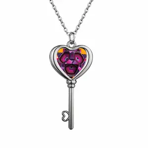 Dubitatif Heart Shaped Key Necklace