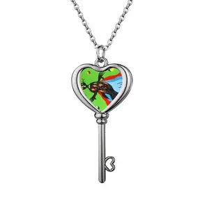 The Player Heart Shaped Key Necklace