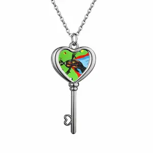 The Player Heart Shaped Key Necklace