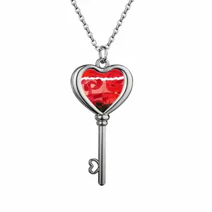 The Rip Heart Shaped Key Necklace