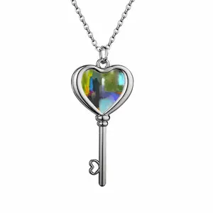 From My Window Heart Shaped Key Necklace