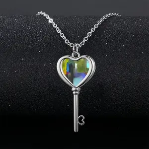 From My Window Heart Shaped Key Necklace